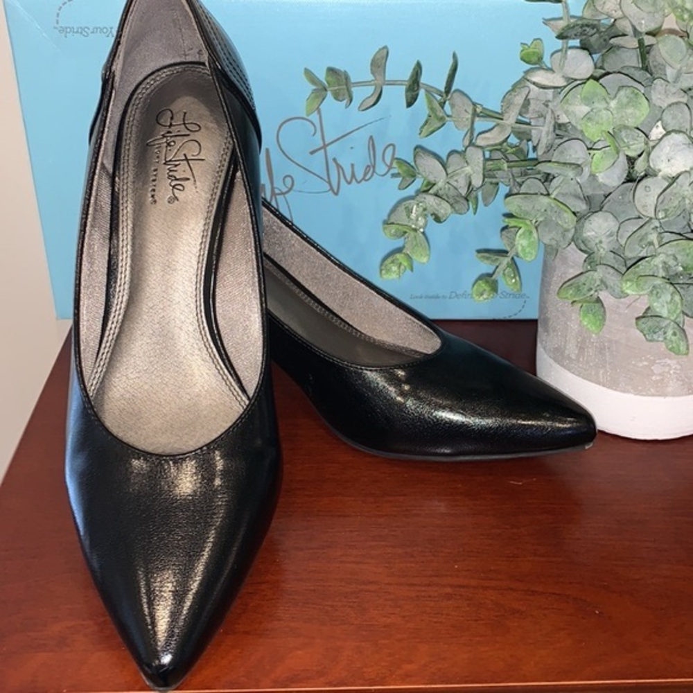 Stylish Black Heels by Life Stride